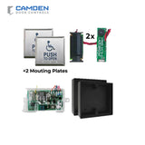 Camden RFL454-S/A Wireless Switch Kit with Advanced Receiver and Push Plate Switch