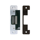 Camden CX-ED1379 Universal Electric Strike  Grade 1 ANSI Round Face Plates 12/24V, AC/DC