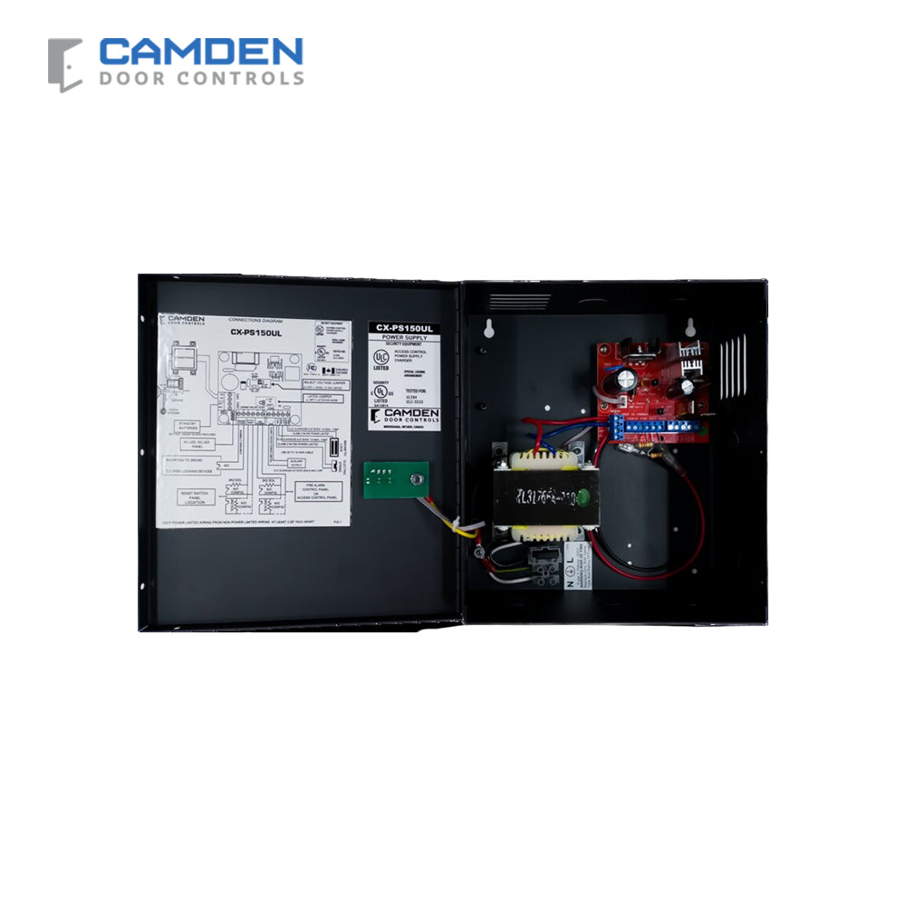 Camden CX-PS150UL 1.7 Amp Power Supply and Cabinet 12/24V DC selectable 1 amp output