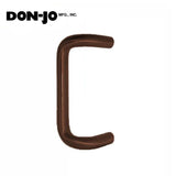 Don-Jo - 1158 - Offset Round Door Pull - 12" CTC - 313 - Dark Bronze