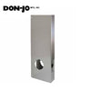 Don-Jo - Wrap Plate #14 - 2-3/4" -1-3/4" Doors - Silver (14-S-CW)