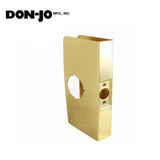 Don-Jo - Wrap Plate #2 - 2-3/8 - 1-3/4 Doors - Gold (2-PB-CW)