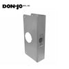 Don-Jo - Wrap Plate #200 - 2-3/4" - Thicker Doors - Silver (200-S-CW)