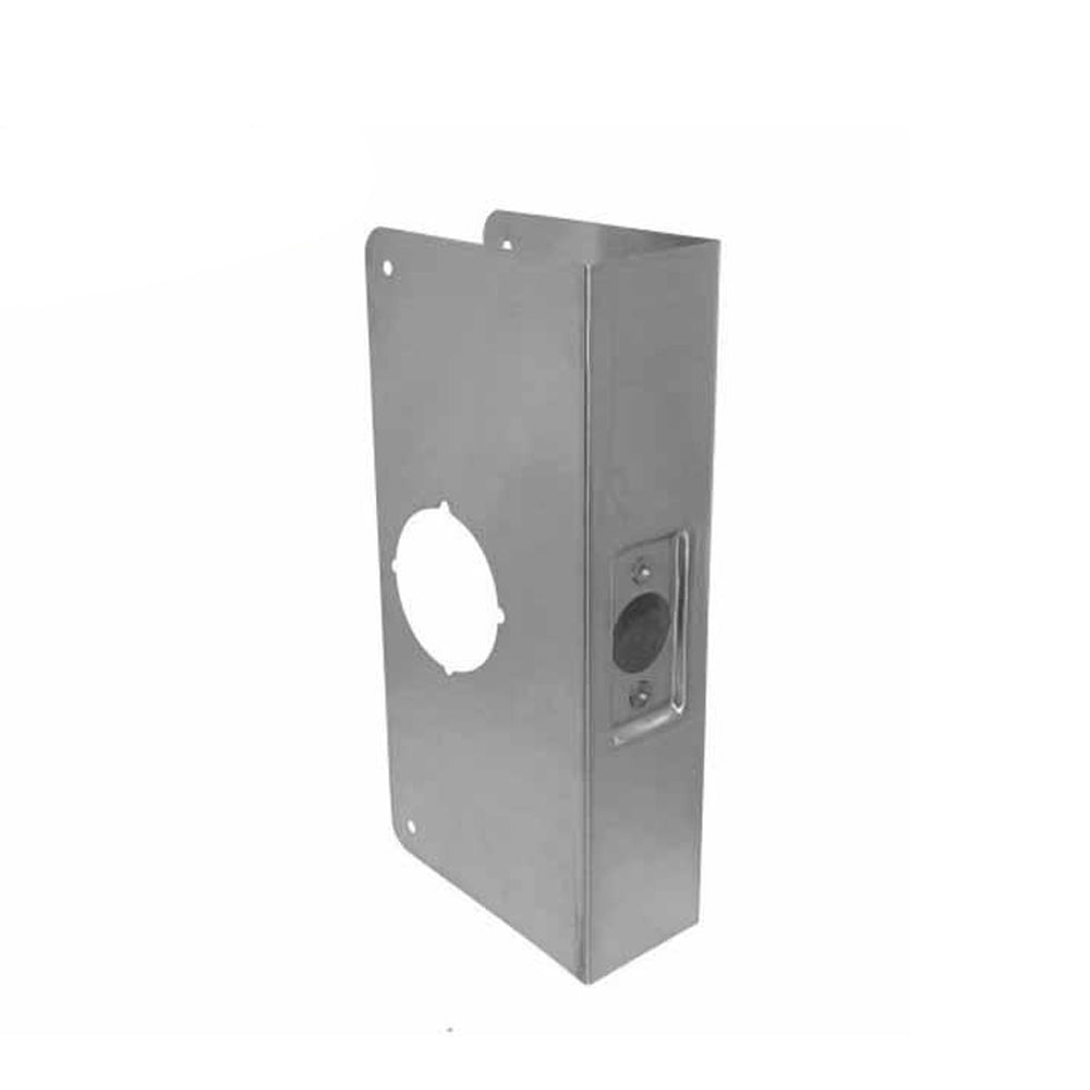 Don-Jo - Wrap Plate #200C - 2-3/8" - Thicker Doors - Silver (200C-S-CW)