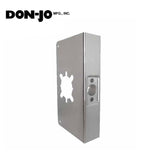 Don-Jo - Wrap Plate #4-2 HD - 2-3/4" - 1-3/4" Doors - Silver (4-S-2-CW)