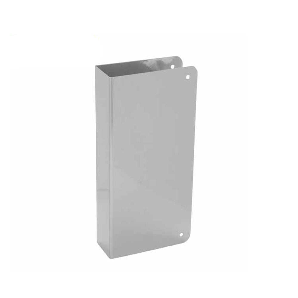 Don-Jo - Wrap Plate #90 - Blank - 1-3/4 Doors - Silver (90-S-CW)