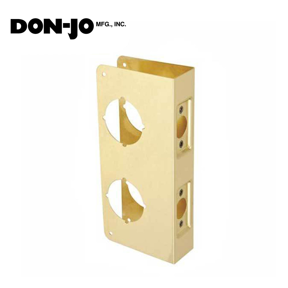 Don-Jo - Wrap Plate - #943 - 2-3/4 - Polished Brass / Gold (943-PB-CW)