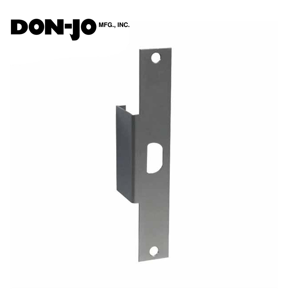 Don-Jo - Electric Strike Filler Plate - 9 x 1 3/8 - Silver Coated