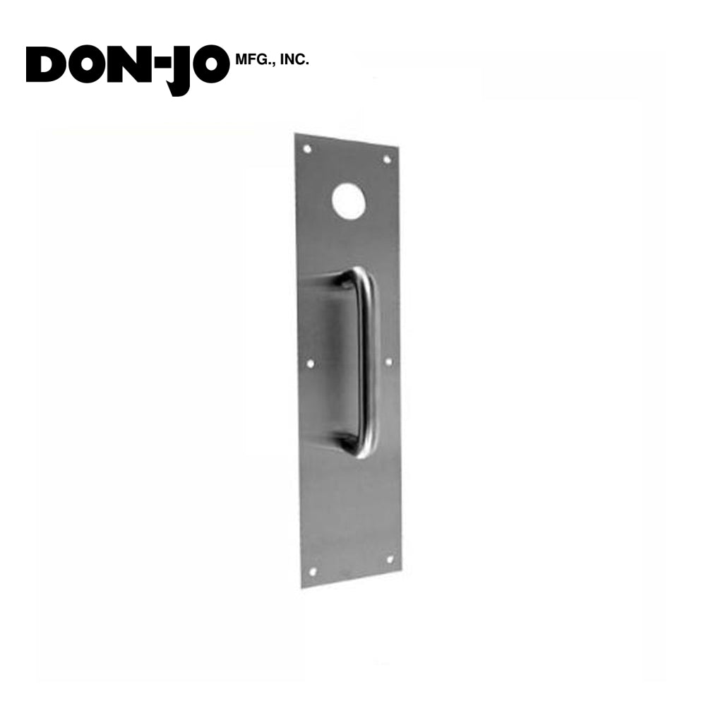 Don-Jo - CFC7115 - Pull Plate w/Dead Bolt Hole -16" - 630 - Stainless Steel