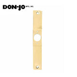 Don-Jo - Mortise Conversion Plate - Gold Brass (CV-86-BP)