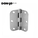 Don-Jo - RPB73535-14-652 - Residential Hinge - 652 - Stain Chrome