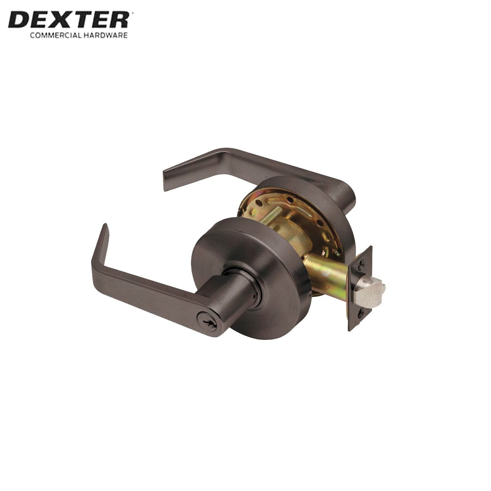 Dexter - C1000 - Entry/Office Cylindrical Lock with Regular Lever and 2-3/4 Standard Backset - Grade 1 - 613 (Oil Rubbed Bronze)