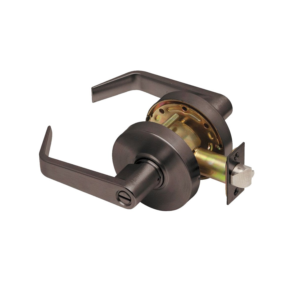 Dexter - C2000 - Privacy Cylindrical Lock with Regular Lever and 2-3/4 Standard Backest - Grade 2 - 613 (Oil-Rubbed Bronze)