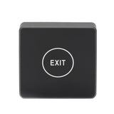 ECS HARDWARE - Touch Exit Push Button - Sensor Switch Box Free Exit Push Button W/ LED (C8A) - Black