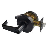 ECS HARDWARE - Commercial Lever Set Handle - 2-3/4 Standard Backset - Oil Rubbed Bronze - Storeroom - Grade 2