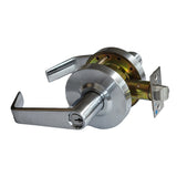 ECS HARDWARE - Commercial Lever Set Handle - Double Sided - 2-3/4 Standard Backset - Satin Chrome - Institutional - Grade 2