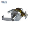 ECS HARDWARE - Commercial Lever Set Handle - Double Sided - 2-3/4 Standard Backset - Satin Chrome - Institutional - Grade 2