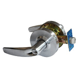 ECS HARDWARE - Commercial Lever Set Handle - Contemporary Design - 2-3/4 Standard Backset - Satin Chrome - Entrance - Grade 2