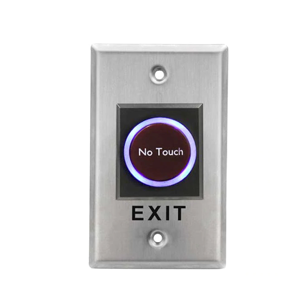 ECS HARDWARE - Contactless - Infrared Sensor Exit Button Switch W/ Remote Control (NT-41) - Stainless Steel