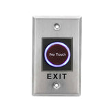 ECS HARDWARE - Contactless - Infrared Sensor Exit Button Switch W/ Remote Control (NT-41) - Stainless Steel