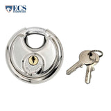 ECS HARDWARE - Discus Padlock 70mm - Stainless Steel