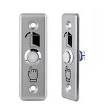 ECS HARDWARE - ECS HARDWARE Luxury Door Release Push Exit Button Switch (SW-02B) - Stainless Steel