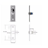 ECS HARDWARE - ECS HARDWARE Luxury Door Release Push Exit Button Switch (SW-02B) - Stainless Steel