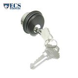 ECS HARDWARE - ZINC Mortise Cylinder- 1-5/32 Diameter, 1 Length, Anodized Bronze SC1 keyway with 2 brass keys