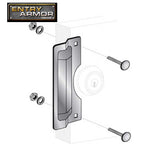 Entry Armor Latch Protector- 7" Center Rose (ELP-210-AL)