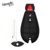 Simple Key 3 Button Remote with Panic, 4 Button Remote Start Button Pad CDFO-E3Z0SK and EZ Installer Programmer