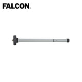 Falcon Rim Pushpad Exit Device - Night Latch - 36 - 628 (Satin Aluminum Clear Anodized)