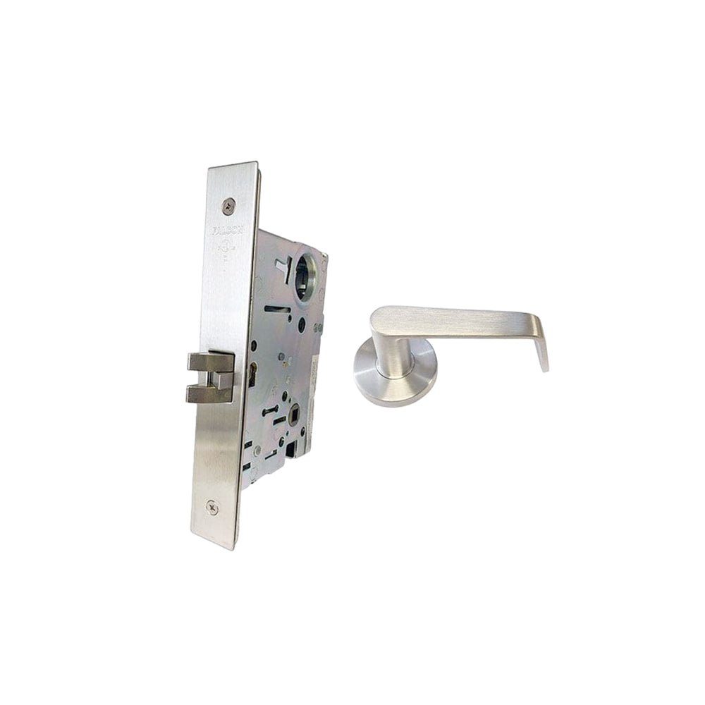 Falcon Mortise Lock Privacy with Dane Gala Lever - Grade 1 - 626 (Satin Chrome)