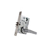 Falcon Mortise Locks Entry/Office with Dane Gala Lever - SFIC Prep Less Core Cylinder - Grade 1 - 626 (Satin Chrome)