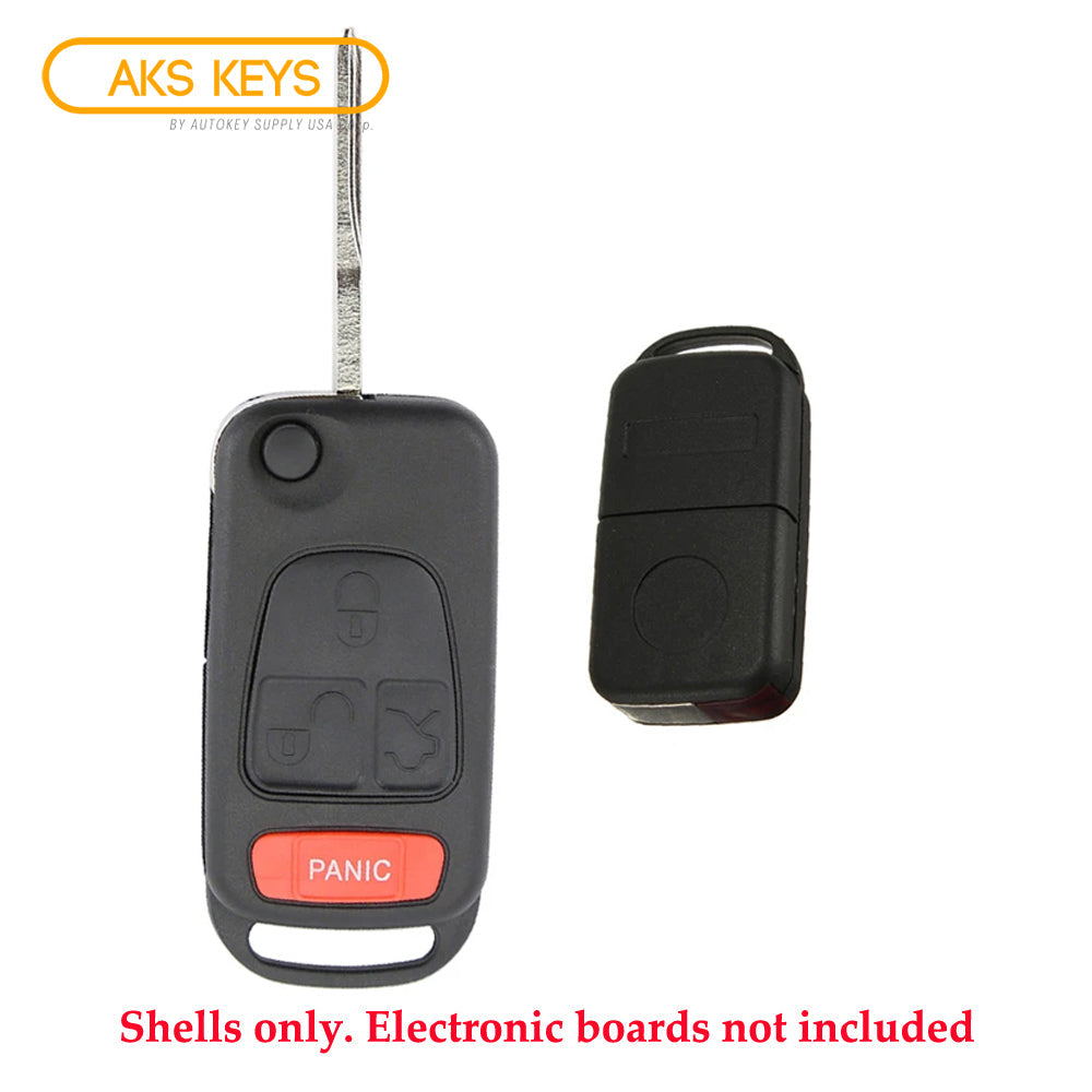 1998 - 2005 Mercedes Benz ML Flip Key Shell 4B