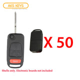 1998 - 2005 Mercedes Benz ML Flip Key Shell 4B (50 Pack)