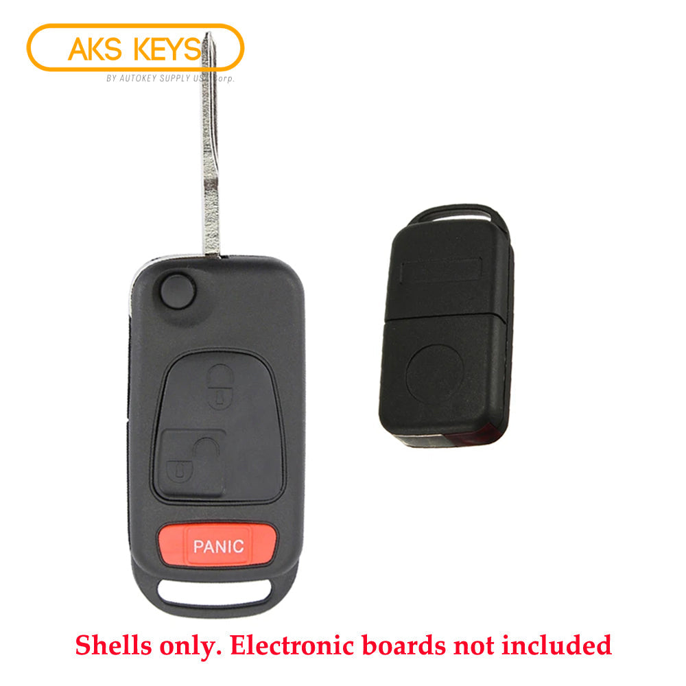 1998 - 2005 Mercedes Benz ML Flip Key Shell