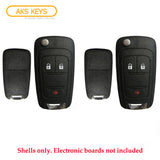 2010 - 2021 GM Remote Flip Key Shell 3B (2 Pack)