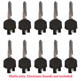 2005 - 2014 Mazda Flip Key Shell (10 Pack)