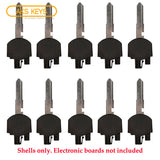 2005 - 2014 Mazda Flip Key Shell (10 Pack)