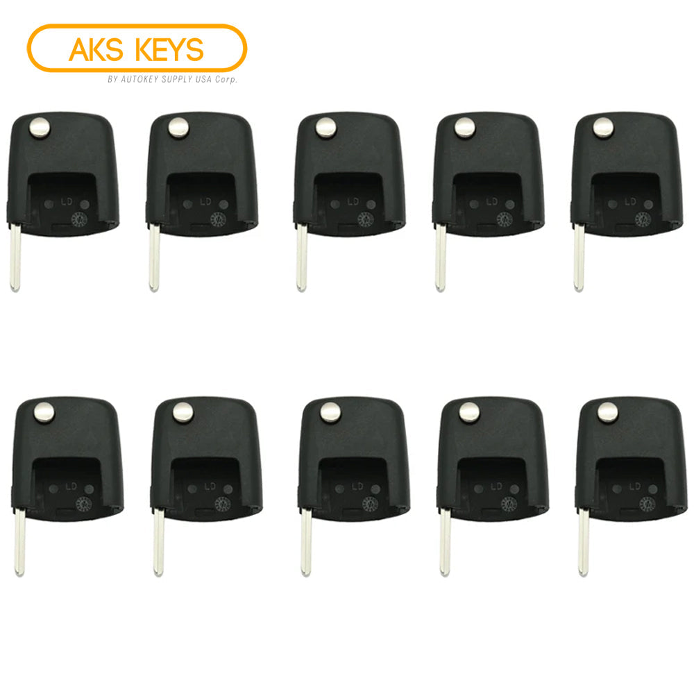 2000 - 2006 VW Flip Key (Square Head) Id 48 (10 Pack)