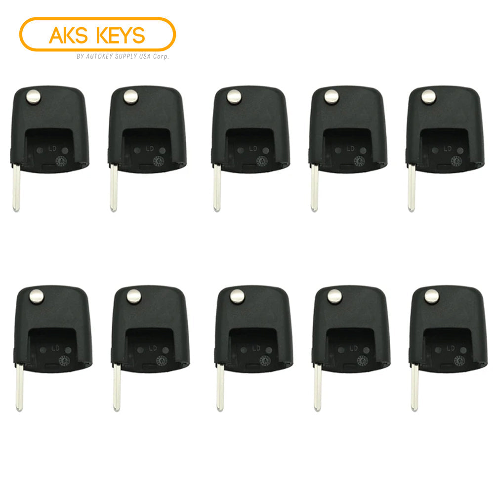 2006 - 2010 VW Flip Key (Square Head) Id 48 CAN (10 Pack)