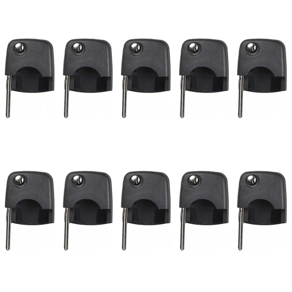 1998 - 2002 VW Flip Key Shell / Round Head / NON Chip (10 Pack)