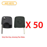 1998 - 2002 VW Flip Key Shell / Round Head / NON Chip (50 Pack)