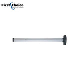 First Choice - 369036-BL - Concealed Vertical Rod Exit Devices - 36 Inch Device - Narrow Stile Application - Exit Only - No Trim - Black Anodized Aluminum - Grade 1