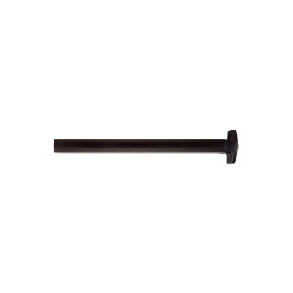 First Choice - 379242-BR - Rim Exit Devices - 42 - Narrow Stile Application - Prepped for exterior key cylinder - no cylinder - Dark Bronze Anodized Aluminum - Grade 1