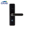 GAAB R750-04 Electronic Keyless Smart Door Mortise Lock Bluetooth / WiFi / Fingerprint App Management Black Entrance - Euro Style