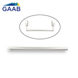 GAAB T005-09 47 Crossbar Tube (1200mm) - Satin Chrome - Tube Only