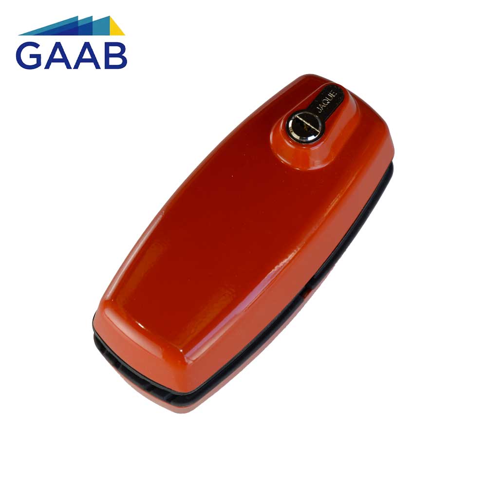 GAAB T180-06 Tempered Frameless Glass Door Lock Reversible 10 - 12mm Doors - Red