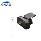 GAAB T242-08 Emergency Touch Push Pad Exit Device Single Doors - Black & Black