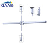 GAAB T291-07 Latch Cases Fire Resistant - Satin Chrome